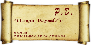 Pilinger Dagomér névjegykártya